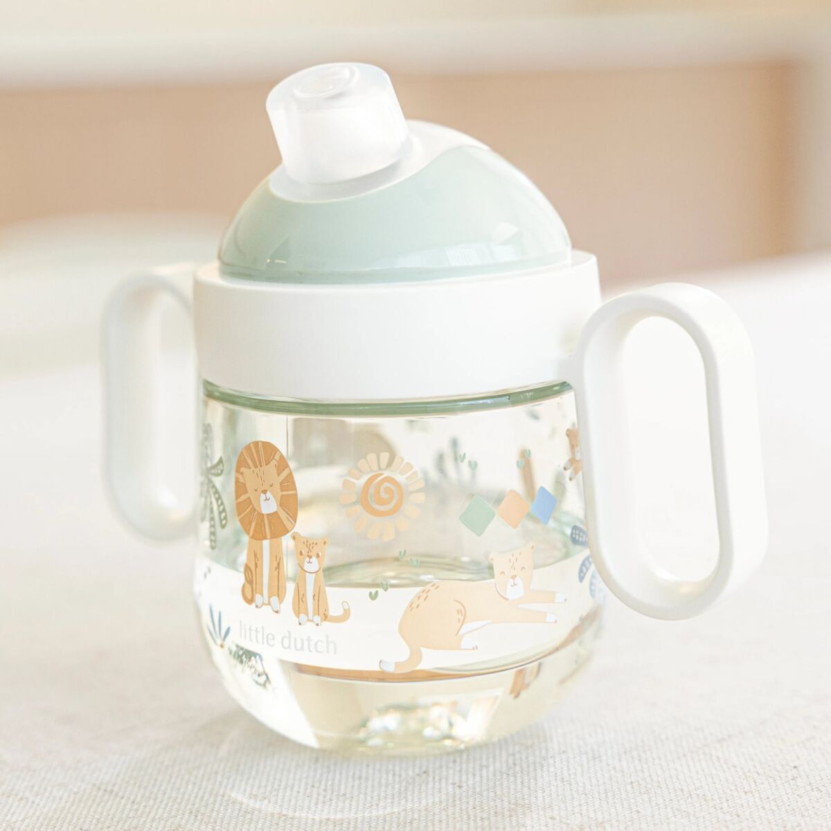 Bērnu snīpīškrūze, Safari Friends, Non-Spill Sippy Cup, Little Dutch, LD108017065421