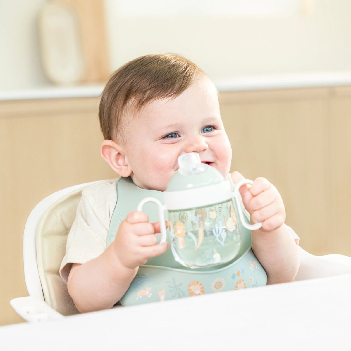 Bērnu snīpīškrūze, Safari Friends, Non-Spill Sippy Cup, Little Dutch, LD108017065421