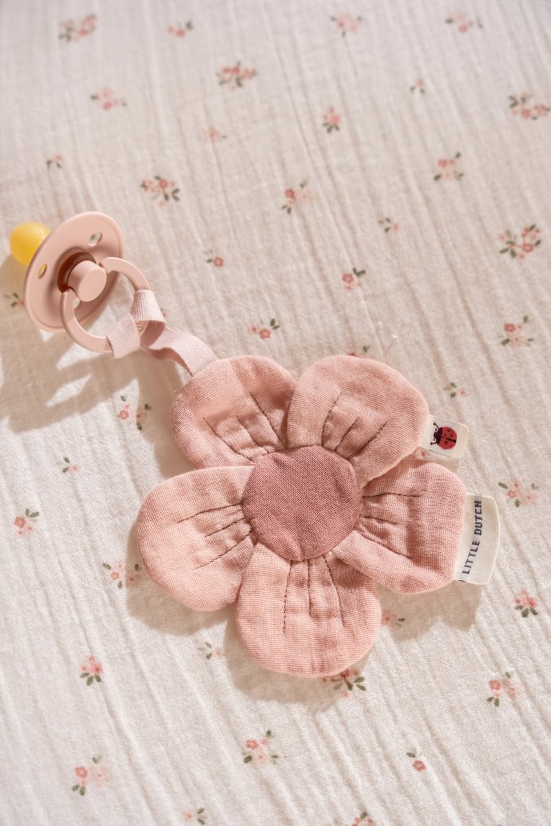 Mīļlupatiņa - knupīša turētājs Flower, Pacifier cloth, Little Dutch, te21255031