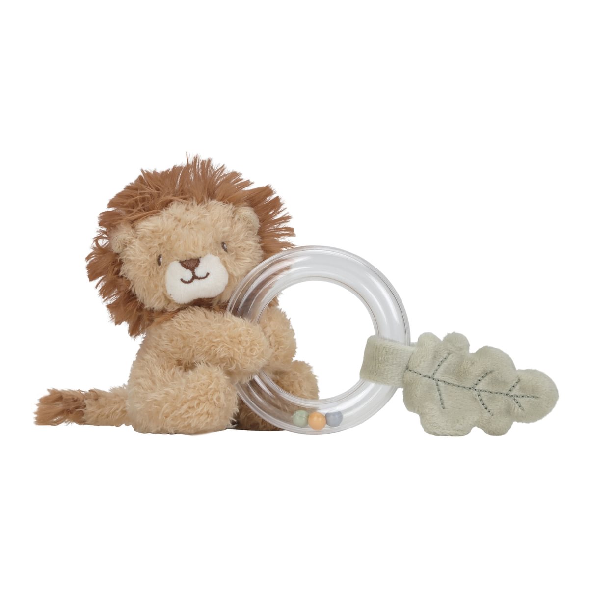 Graužamais grabulis Lauva - Lion, Safari Friends, Ring Rattle, Little Dutch, Artikuls: 8314
