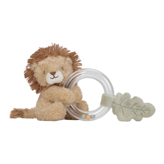 Graužamais grabulis Lauva - Lion, Safari Friends, Ring Rattle, Little Dutch, Artikuls: 8314