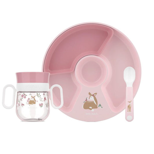 Mazuļu trauku komplekts Fairy Garden, Baby Dinneware 3-Piece Set, Little Dutch, LD108040565406