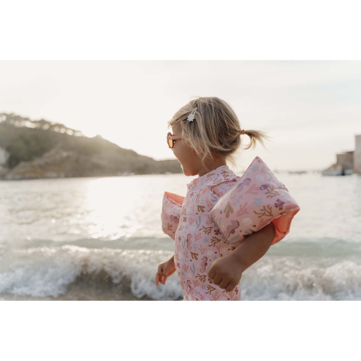 Roku pūšļi peldēšanai Ocean Dreams Pink, Swimming Arm Bands, Little Dutch, LD2012747