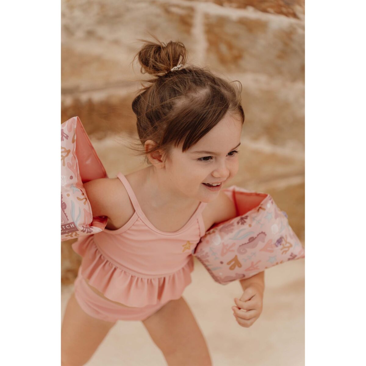 Roku pūšļi peldēšanai Ocean Dreams Pink, Swimming Arm Bands, Little Dutch, LD2012747