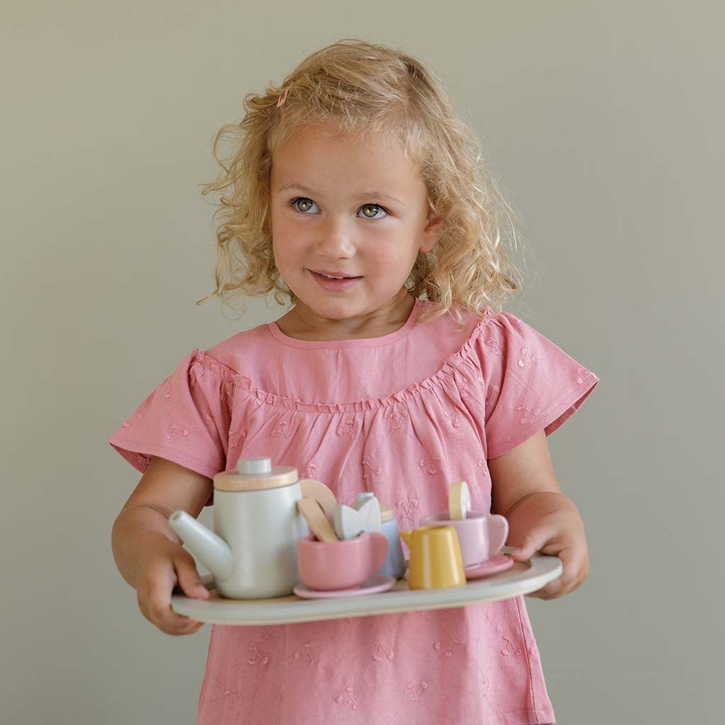 Koka tējas servīze, Wooden tea set, Little Dutch