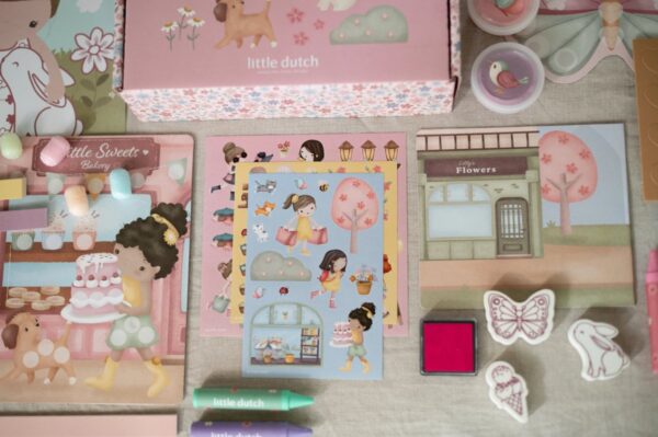 Radošais komplekts XL, Rosa & Friends Creativity Box, Little Dutch, ld126862