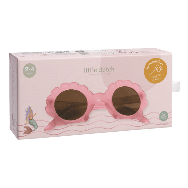 Bērnu saulesbrilles Shell Mermaid Pink, Sunglasses, Little Dutch,  126882