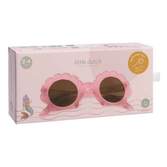 Bērnu saulesbrilles Shell Mermaid Pink, Sunglasses, Little Dutch,  126882