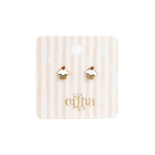 Bērnu auskari Love Muffin, Studs Earings, Mrs.Ertha, ER1424