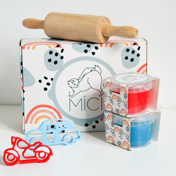 MĪCI plastilīna dāvanu komplekts - Auto Moto