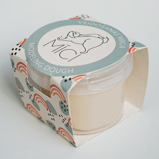 Mīkstais plastilīns 120g - balts, MĪCI