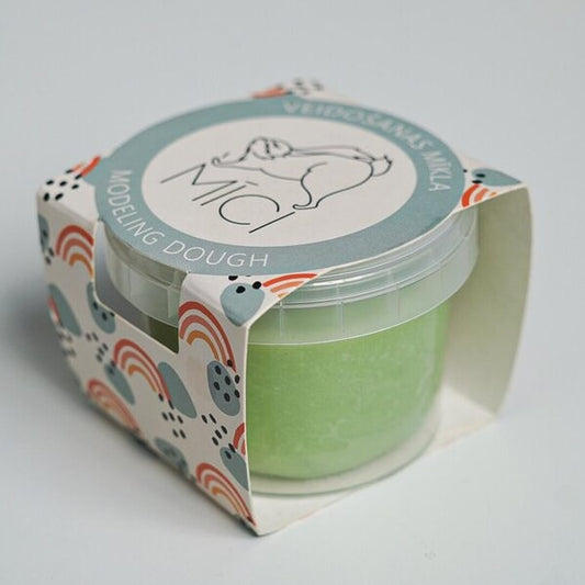 Soft play dough 120g - light green, MĪCI