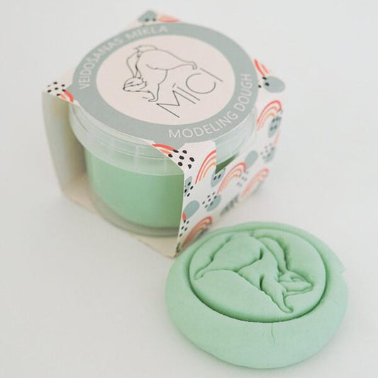 Mīkstais plastilīns 120g - pasteļzils, MĪCI