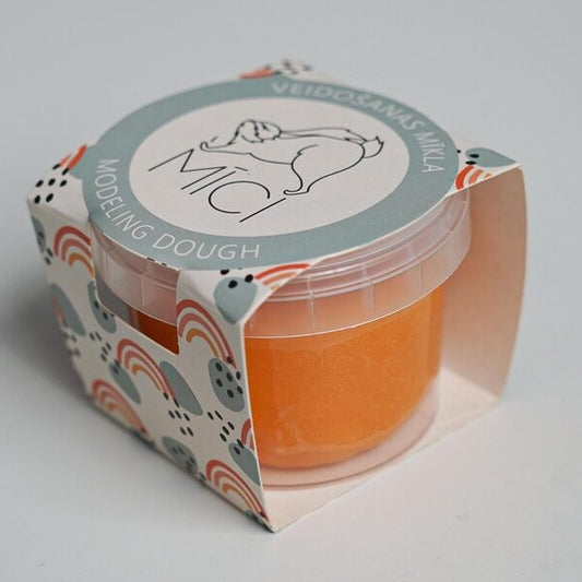 Mīkstais plastilīns 120g - oranžs, MĪCI