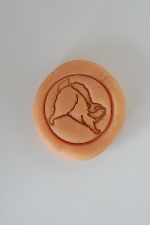 Mīkstais plastilīns 120g - persiku oranžs, MĪCI