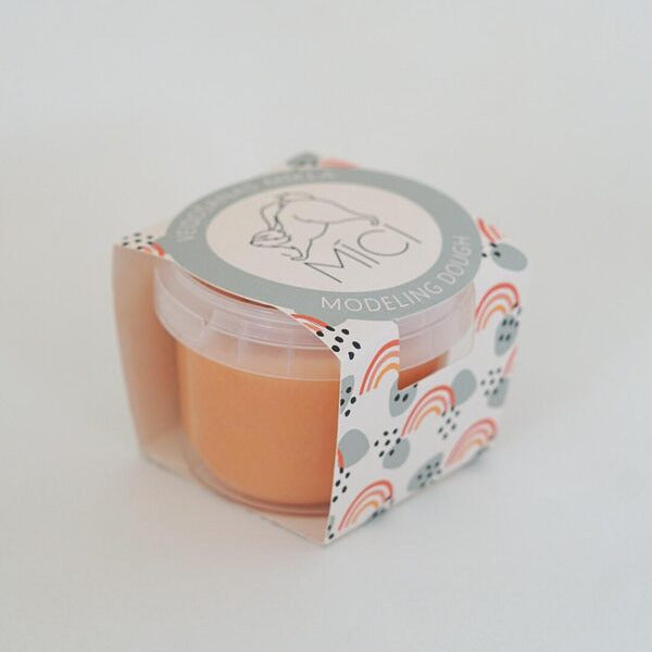 Mīkstais plastilīns 120g - persiku oranžs, MĪCI