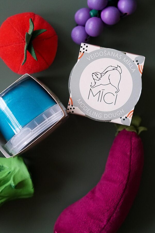 Mīkstais plastilīns 120g - zils, MĪCI