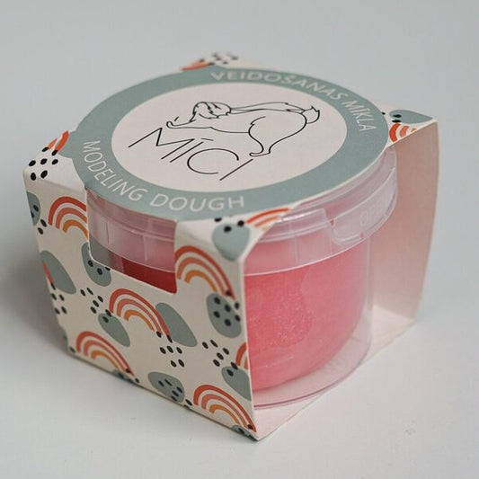 Mīkstais plastilīns 120g - rozā, MĪCI