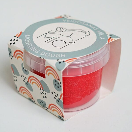 Mīkstais plastilīns 120g - sarkans, MĪCI