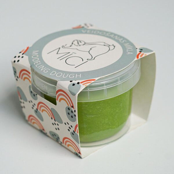 Mīkstais plastilīns 120g - zaļš, MĪCI