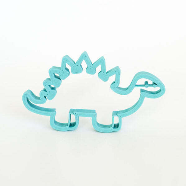 Plastilīna formiņa - dinozaurs stegozaurs, zils, MĪCI