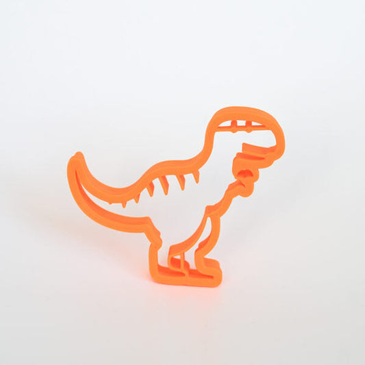 Plastilīna formiņa - dinozaurs tiranozaurs, oranžs, MĪCI