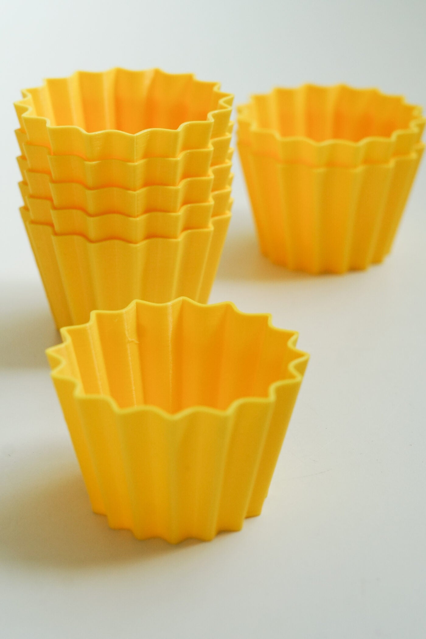 Plastilīna formiņa - kēksiņa forma, dzeltena, MĪCI
