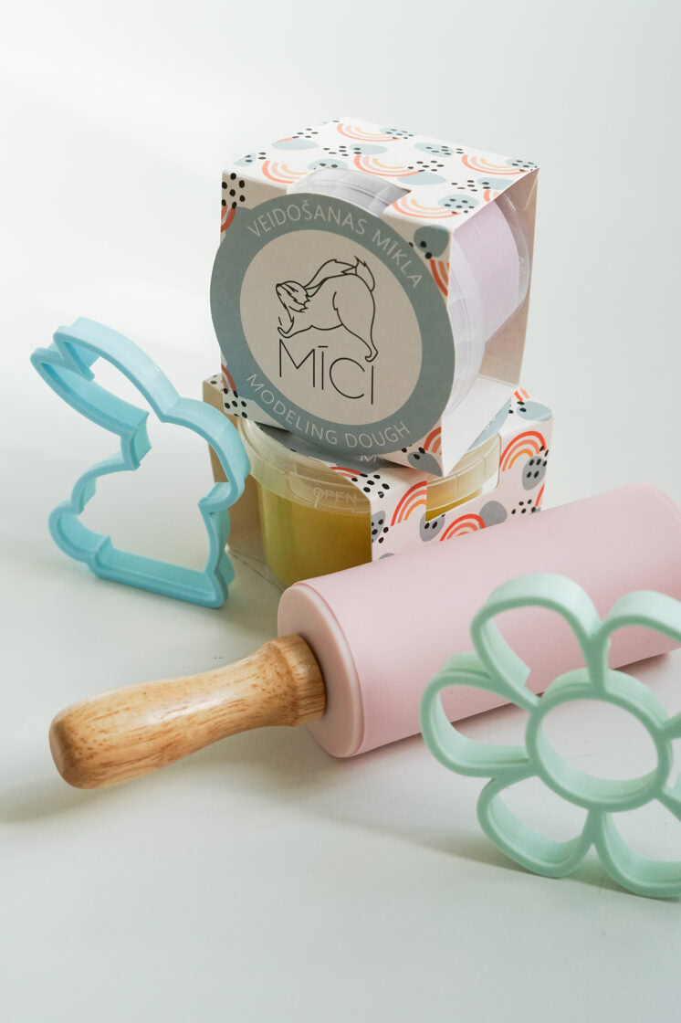 Plastilīns - dāvanu komplekts Pļavas Zaķa, MĪCI