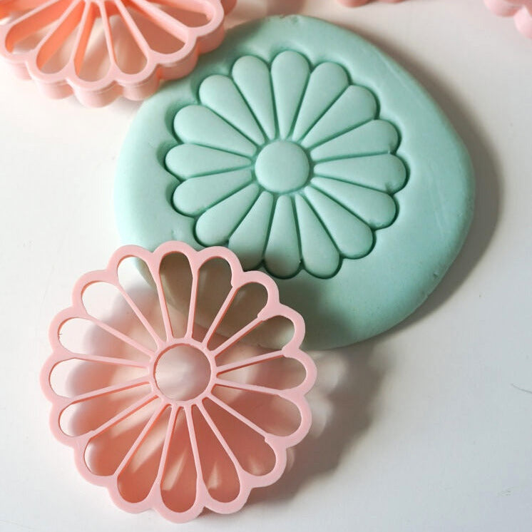 Plastilīna formiņa - puķīte, pasteļrozā, MĪCI