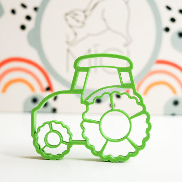 Plastilīna formiņa - traktors, zaļš, MĪCI