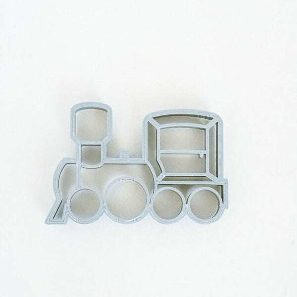 Plastilīna formiņa - vilciens, pelēks, MĪCI