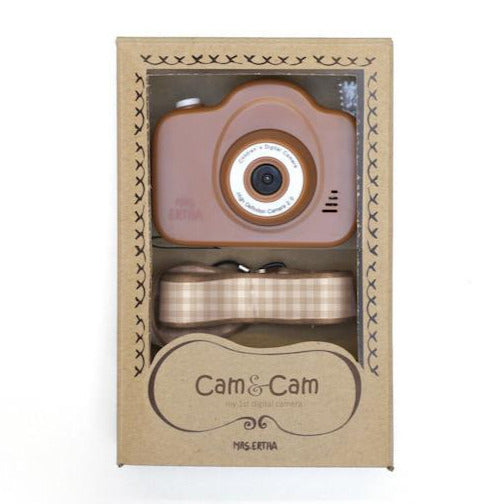 Bērna pirmā kamera Cam Cam, My First Camera, Rusted Soft Squares, Mrs Ertha, ER1209-3
