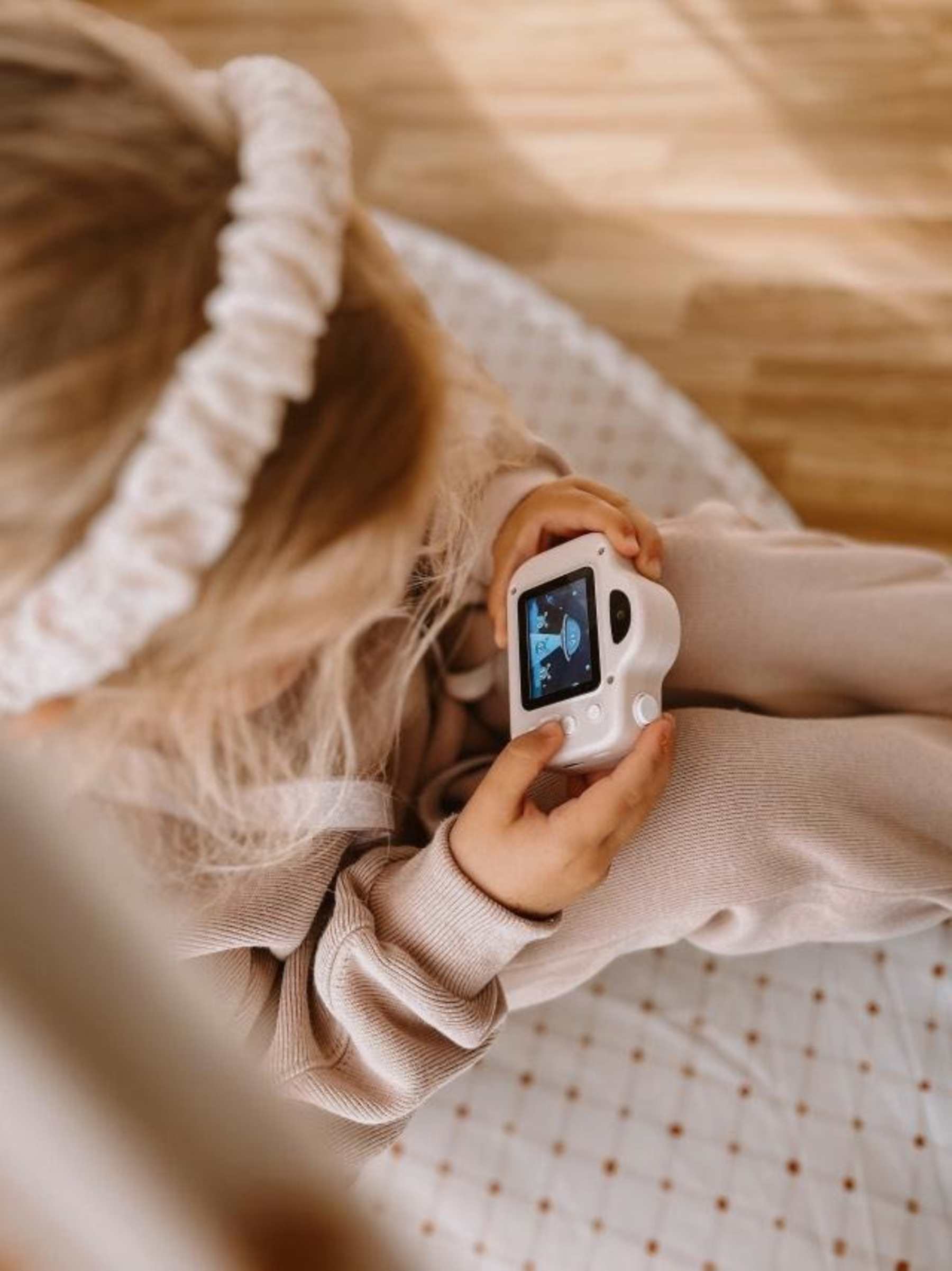 Bērnu fotoaparāts - My First Camera, Blush Soft Squares, Mrs. Ertha