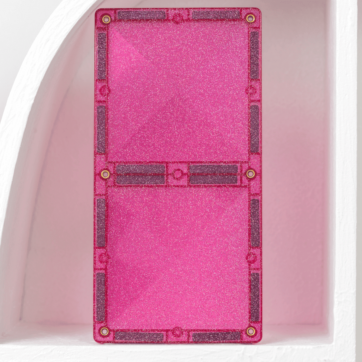 Magnētiskais konstruktors ar spīdumiem - Glitter Unicorn Pack, 56 gab., Connetix, CT-G-00056-GU