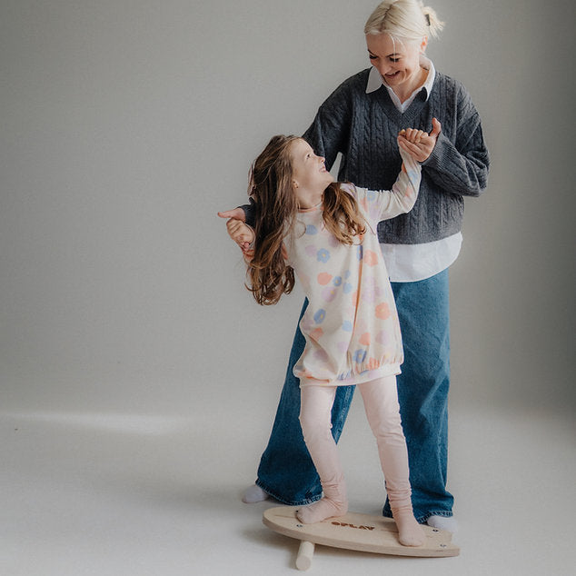 Mazais Sērfotājs koka sērfa dēlis - Wood Rider Board 2 in 1, Oplay