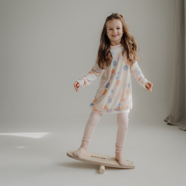 Mazais Sērfotājs koka sērfa dēlis - Wood Rider Board 2 in 1, Oplay