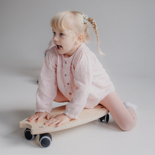 Mazais Sērfotājs koka sērfa dēlis - Wood Rider Board 2 in 1, Oplay