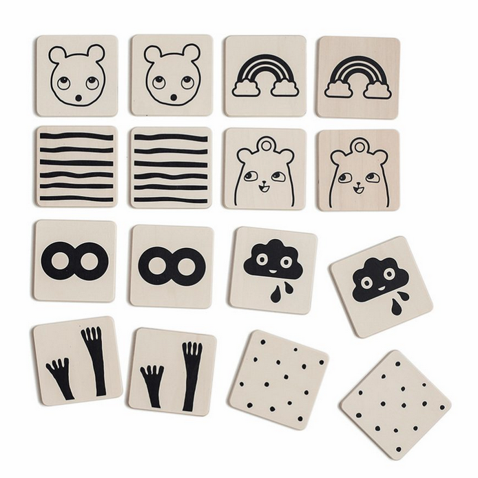 Koka atmiņas spēle, Memory Game Wood, Ooh Noo