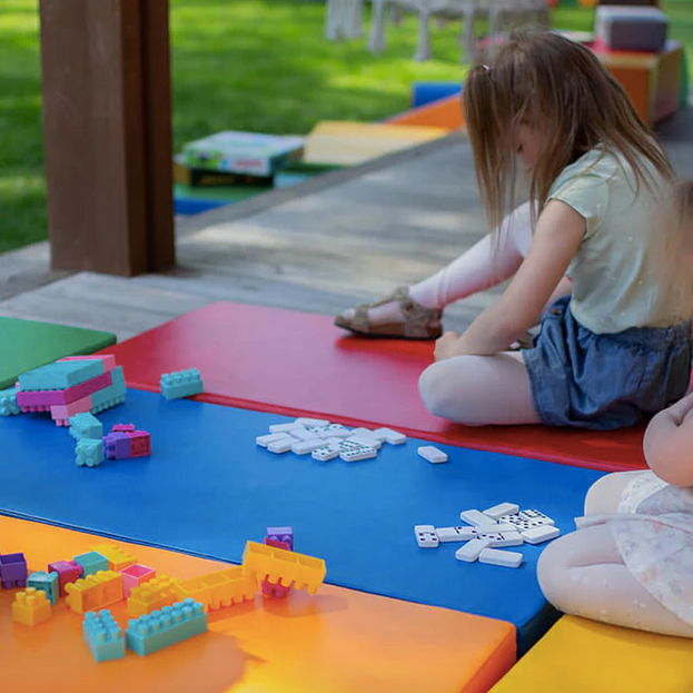 Mīksto rotaļu matraču komplekts Safety and Comfort Mat Set Soft Play, IGLU - Multi Color, krāsains, SET_MATTRESS_1