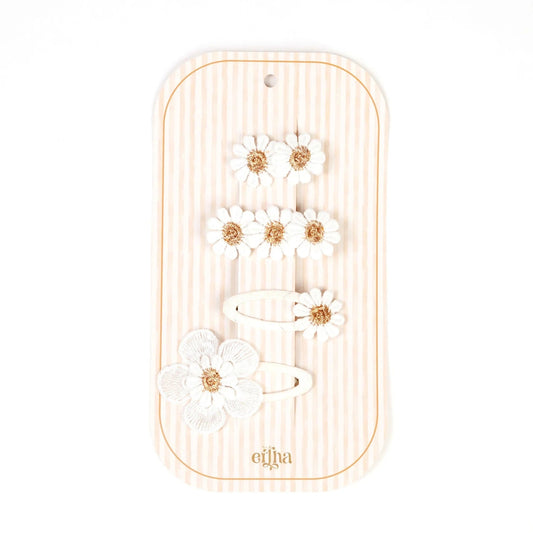 Matu sprādzes Margrietiņas, Blossom Spring Hair Clips Daisy, Mrs.Ertha, ER1423