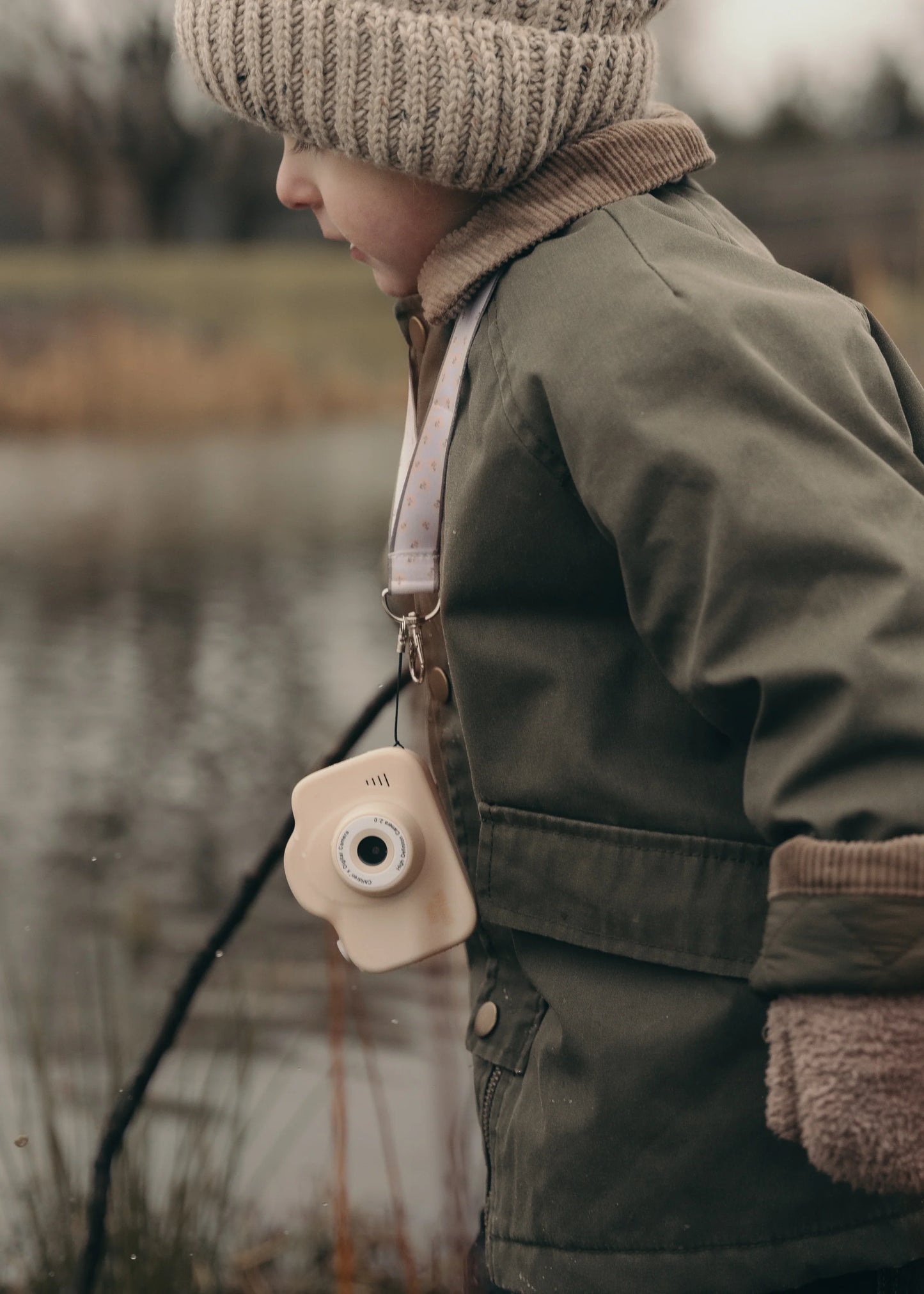 Bērna fotoaparāts My First Camera, Ivory Flower Buds, Mrs. Ertha, ER1209