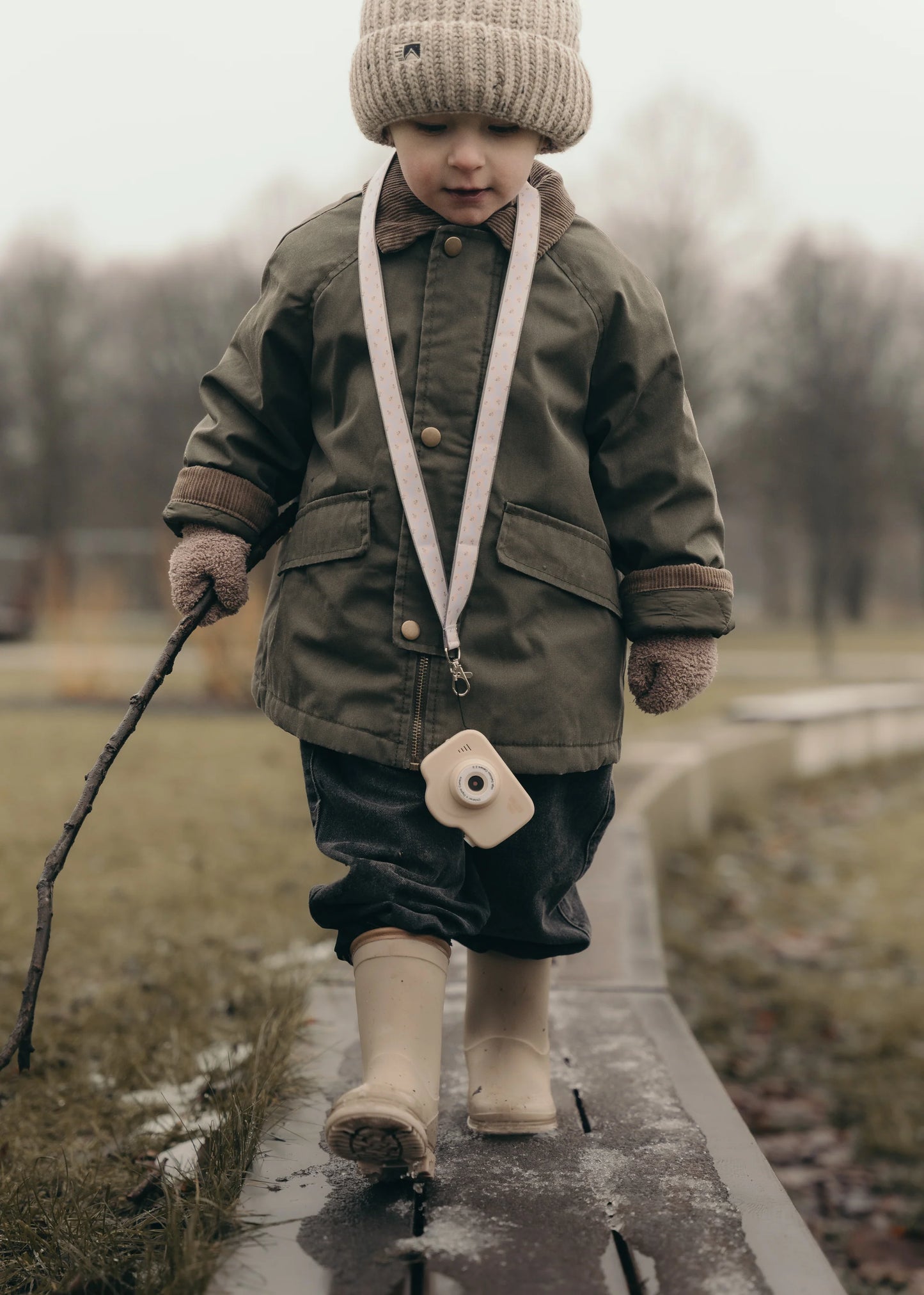 Bērna fotoaparāts My First Camera, Ivory Flower Buds, Mrs. Ertha, ER1209