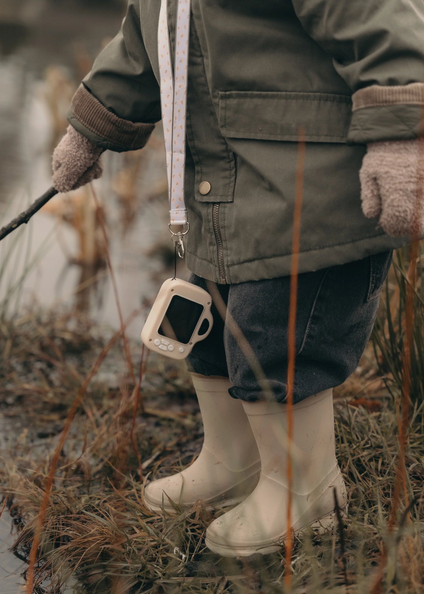 Bērna fotoaparāts My First Camera, Ivory Flower Buds, Mrs. Ertha, ER1209