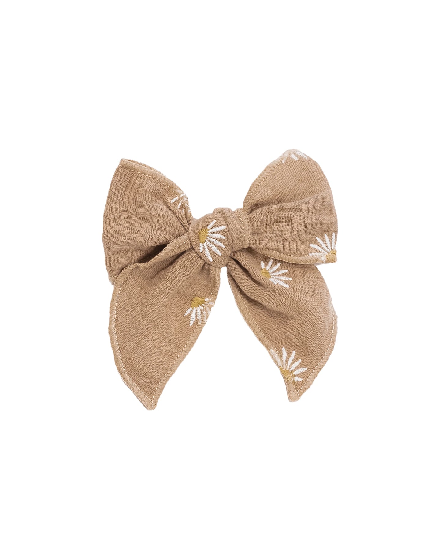 Matu Bante Flower Taupe, Fable Bow Clip, Mrs.Ertha, ER1058