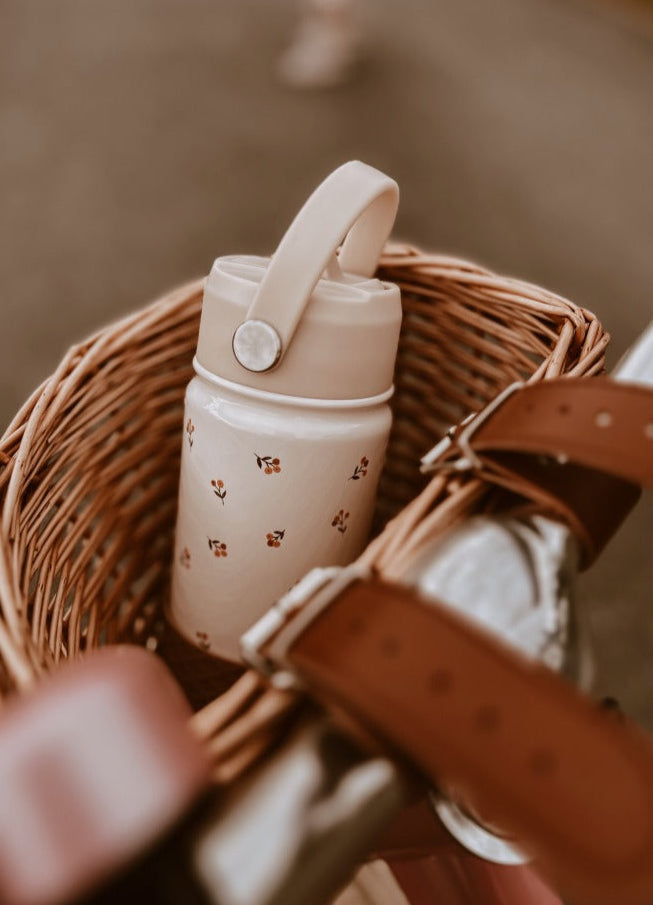 Bērnu ūdens termo pudele Flower Buds, Stainless Steel Water bottle, Mrs Ertha