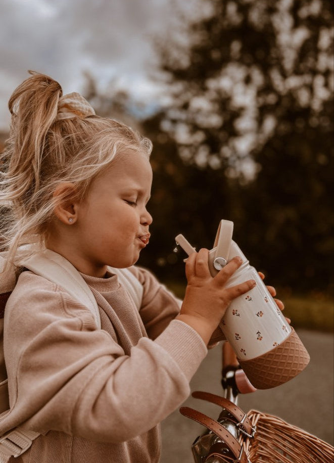 Bērnu ūdens termo pudele Flower Buds, Stainless Steel Water bottle, Mrs Ertha