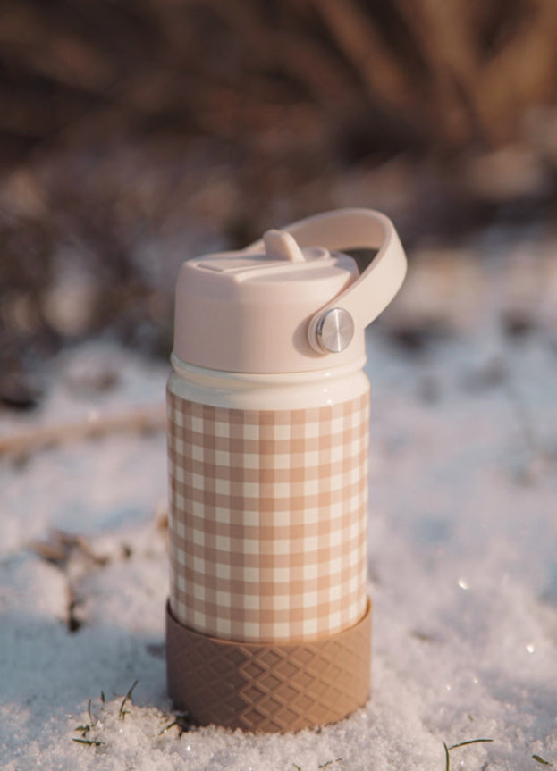 Bērnu ūdens termo pudele Soft Squares, Stainless Steel Water bottle, Mrs Ertha
