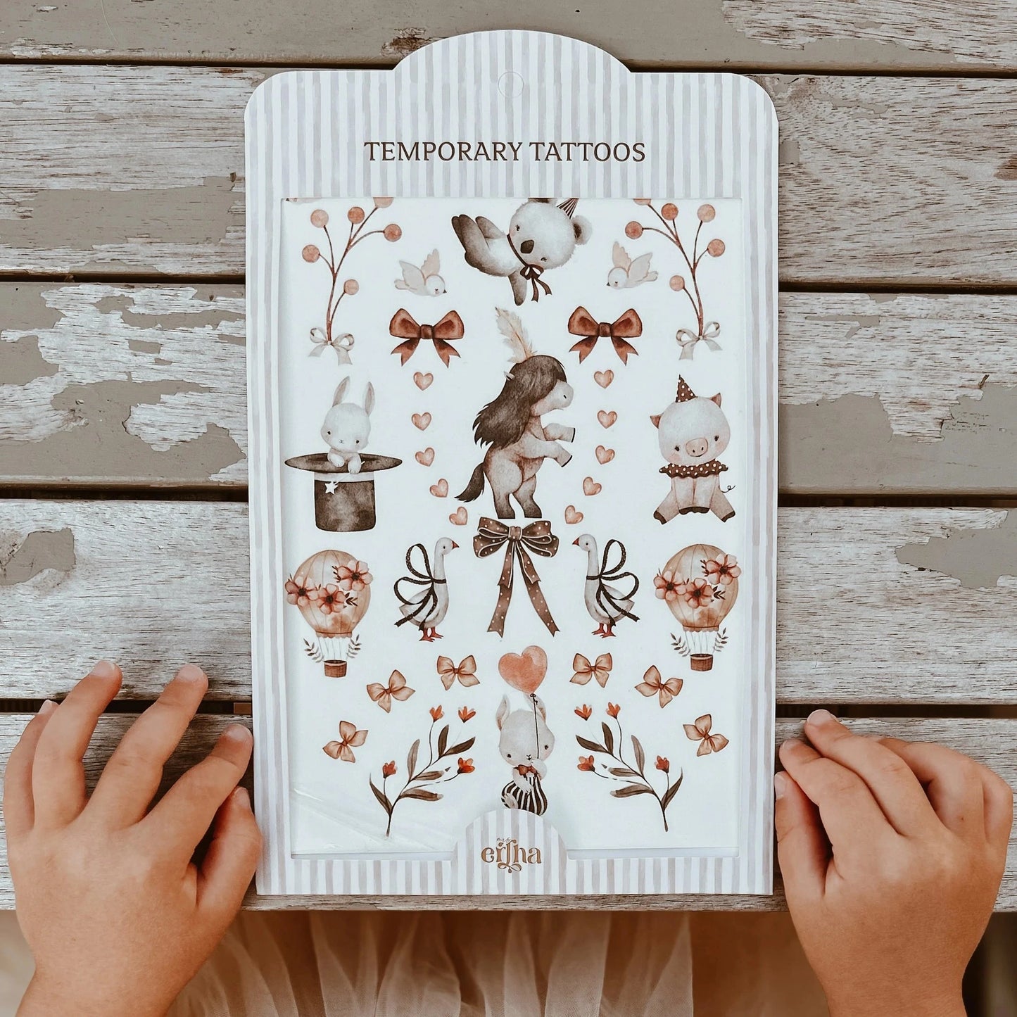 Bērnu tetovējumi - Bloomy Love Tattoo, Mrs Ertha, ER1435