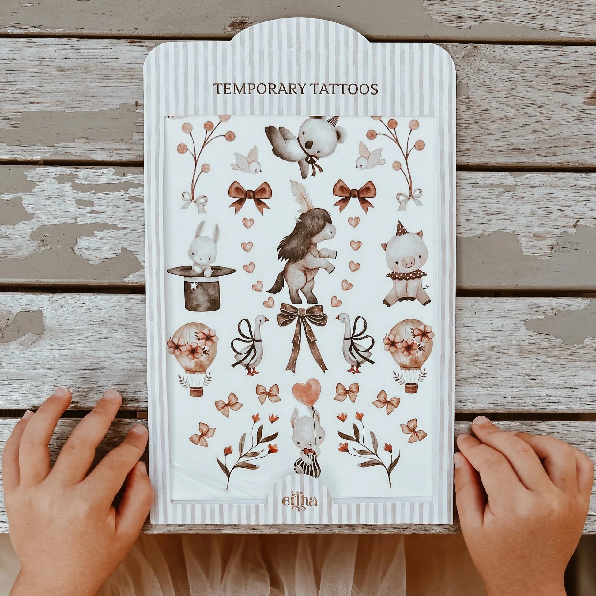 Bērnu tetovējumi - Bloomy Love Tattoo, Mrs Ertha, ER1435