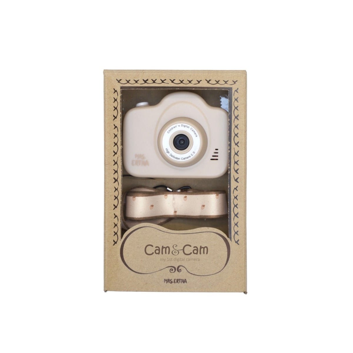 Bērna fotoaparāts My First Camera, Ivory Strawberries Mood, Mrs. Ertha